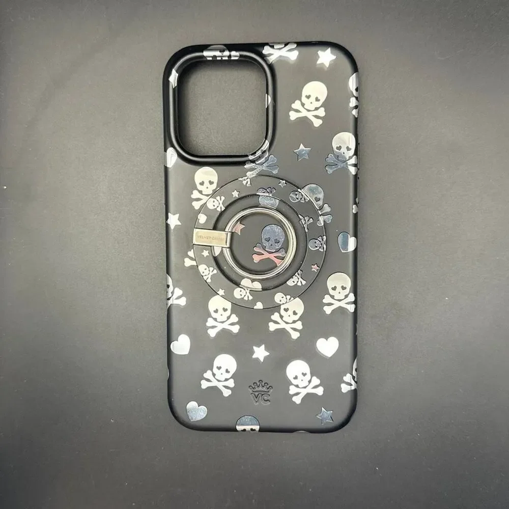 Velvet Grey and Black Phone-cases